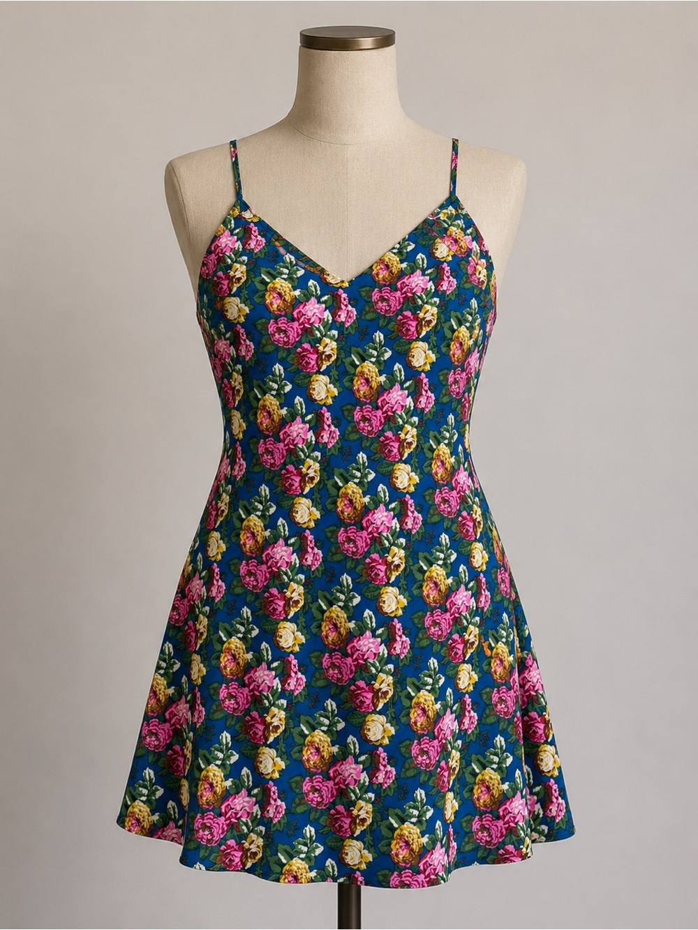 Vintage VS Floral Slip Dress Nightgown Y2K Cottagecore